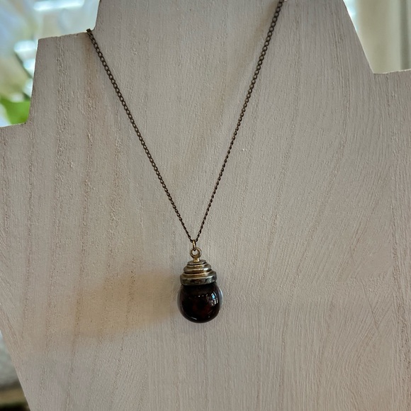 Vintage CACO 1/20 12K gold floating pendant necklace - Picture 3 of 6